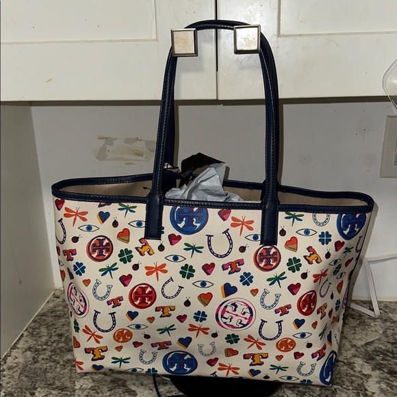 Tory Burch Lucky Charms Tote - Picture 2 of 13